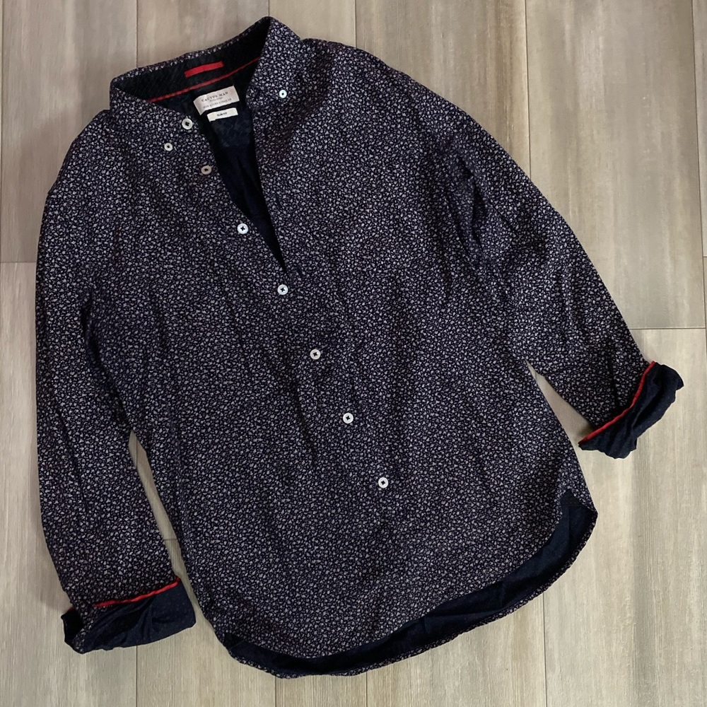 Men's Cactus Man Button-Front Shirt - Size S